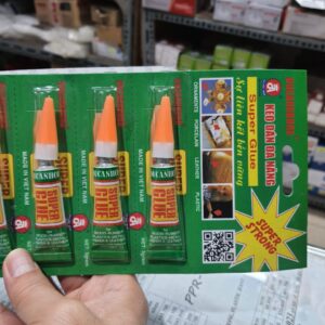 Keo dán đa năng xanh Super Glue Đức Anh, keo siêu dính dán nhựa, da, giầy dép, gốm sứ